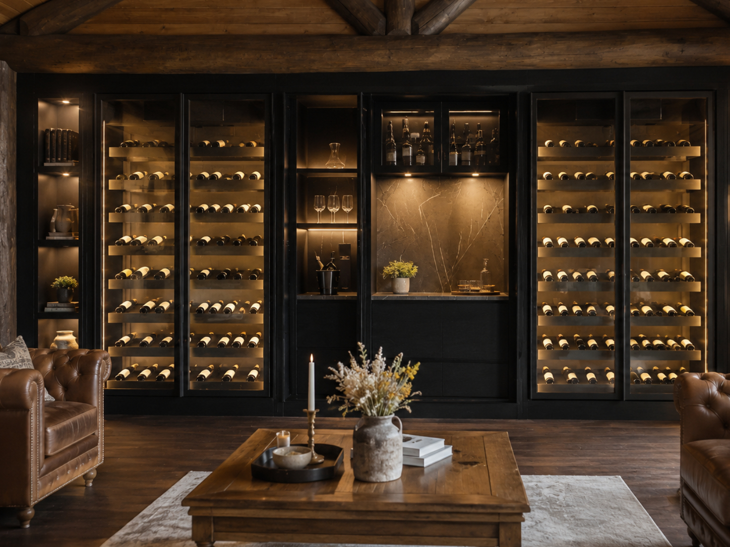 BlackWater Cellars Luxury Wine Display